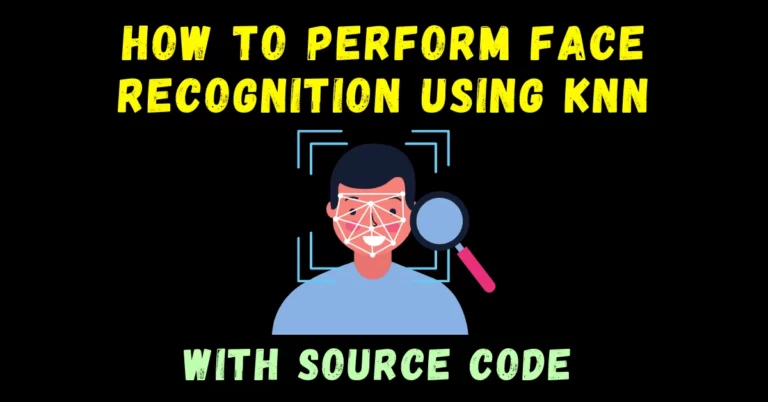How to perform Face Recognition using KNN