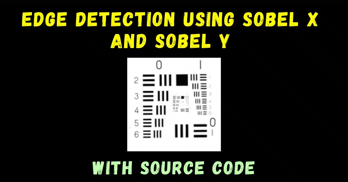 edge detection using Sobel X and Sobel Y