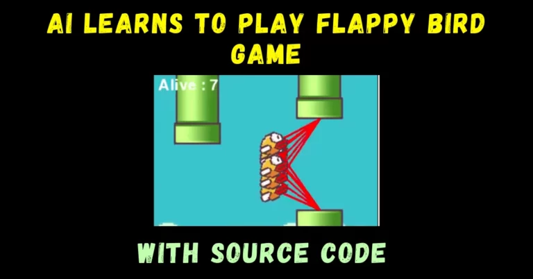 AI learns to play Flappy Bird Game