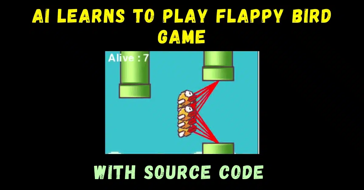Flappy Bird Python Tutorial, Flappy Bird Game in Python, Python Projects  for Resume