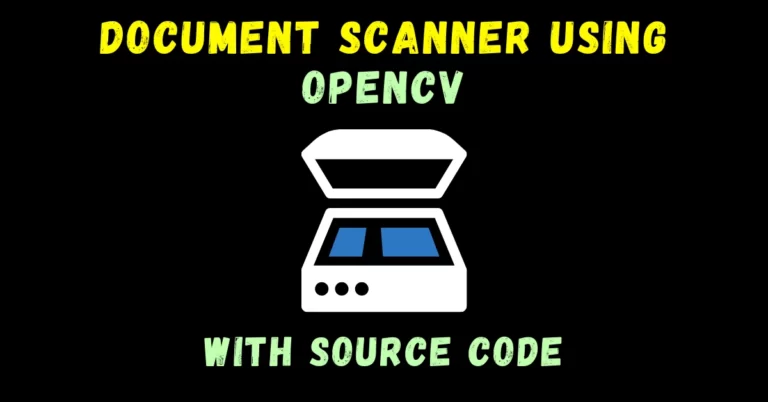 Document Scanner using OpenCV