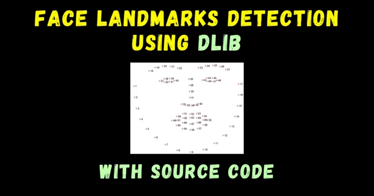 Face Landmarks Detection using dlib