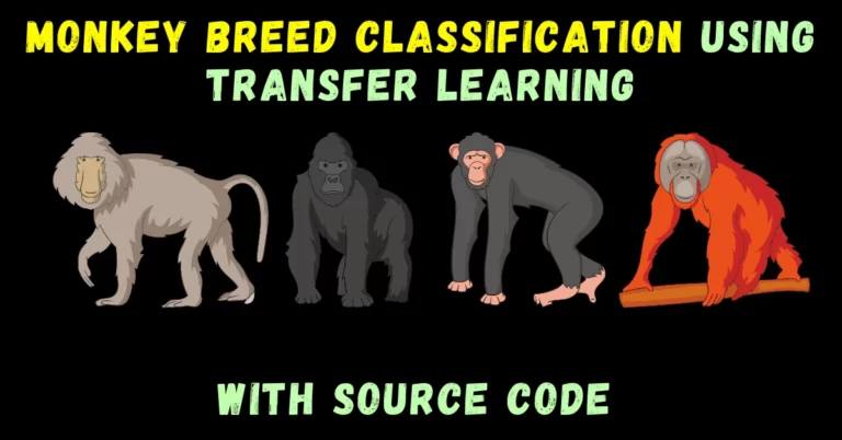 Monkey Breed Classification using Transfer Learning