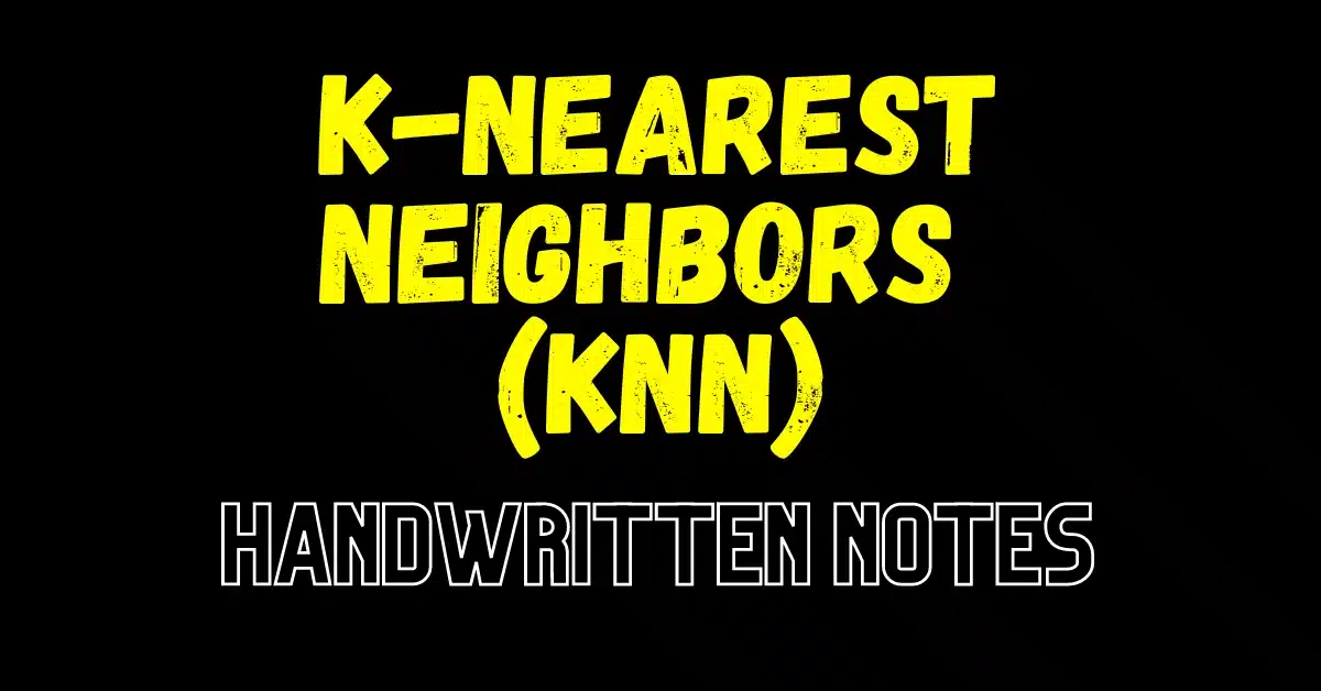 KNN notes