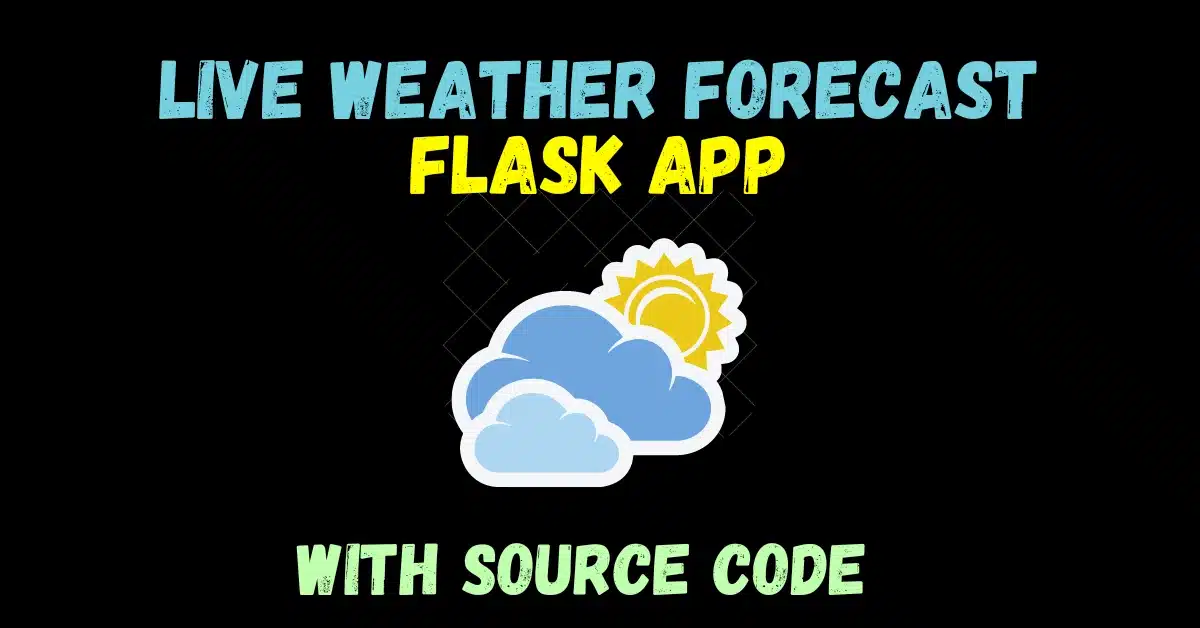 Live Weather Forecast Flask App