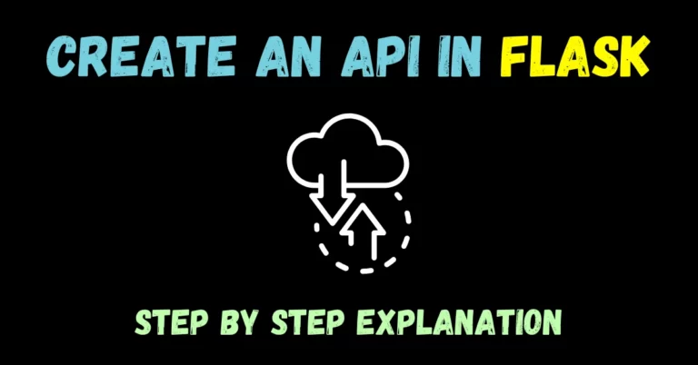 Create an API in Flask and deploy online