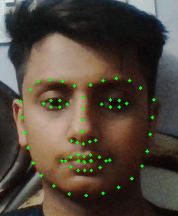 68 points Face Landmarks Detection