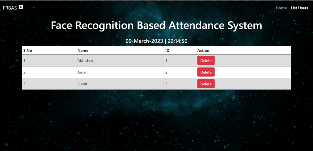 Face Recognition-based Attendance System