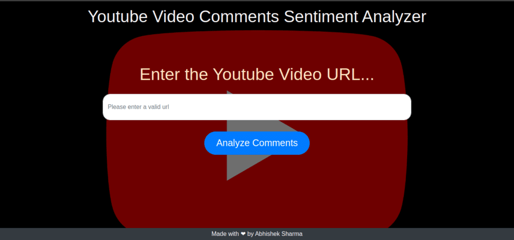 Youtube Comments Extraction and Sentiment Analysis