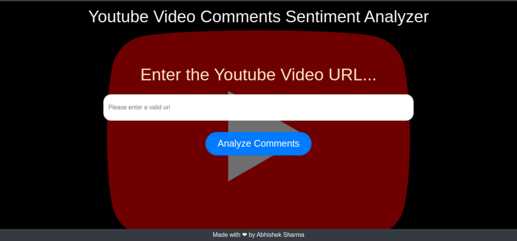 Youtube Comments Extraction and Sentiment Analysis - Machine Learning Projects with Source Code