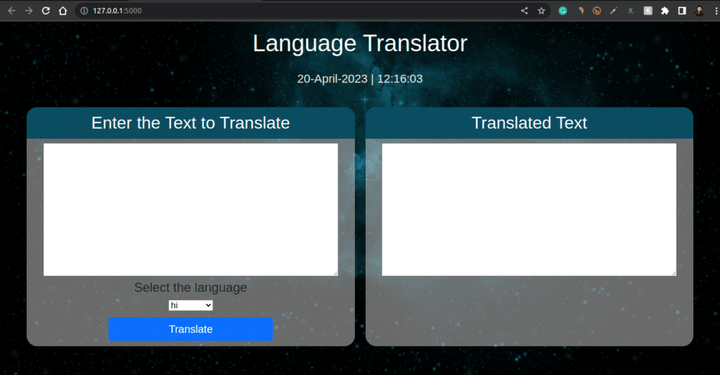 Language Translator