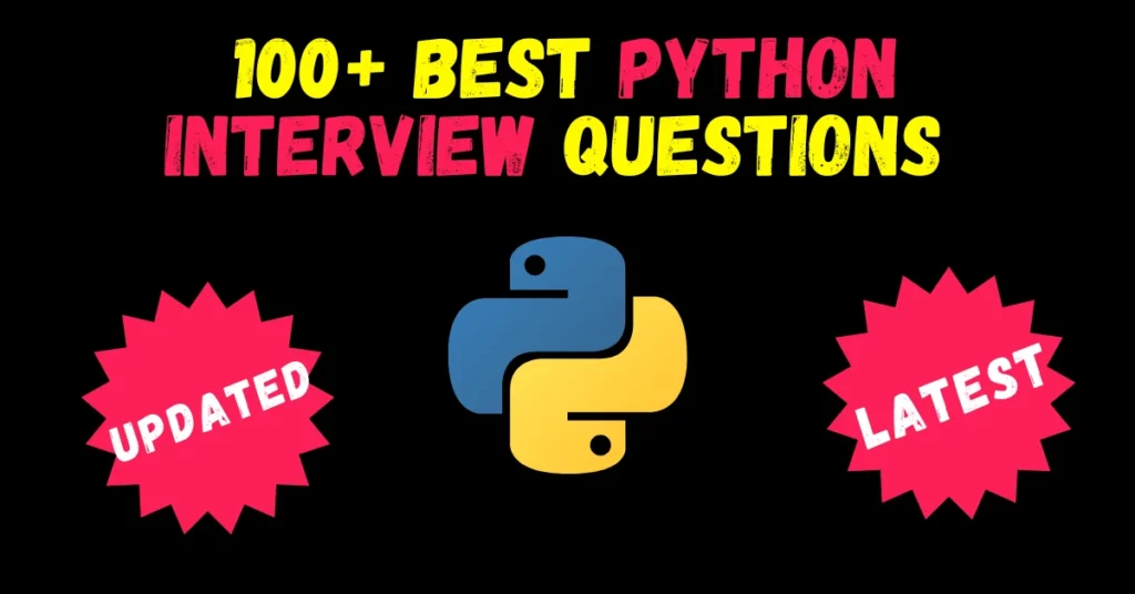 100-Best-Python-Interview-Questions