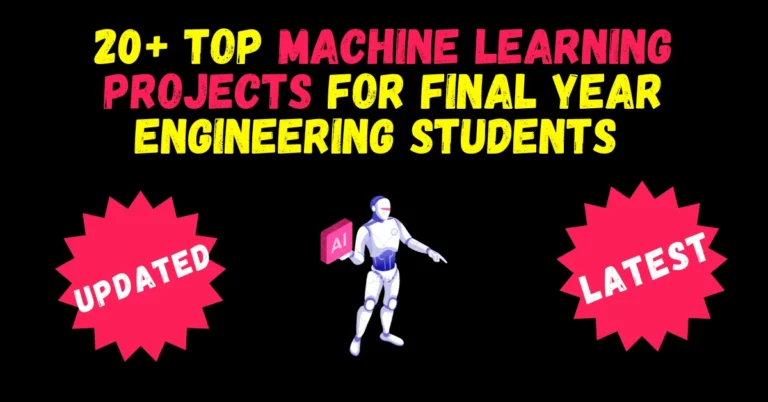 Machine Learning Projects for final year