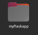 create folder - Create your first web app using Flask
