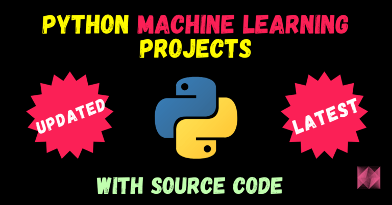 Best and Unique Python Machine Learning Projects